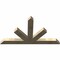 Ekena Millwork Saratoga Rough Sawn Timber Gable Bracket, Douglas Fir, 72"W x 42"H x 4"D x 6"F, 14/12 Pitch GBW072X42X0406SAR00RDF - alternate 3